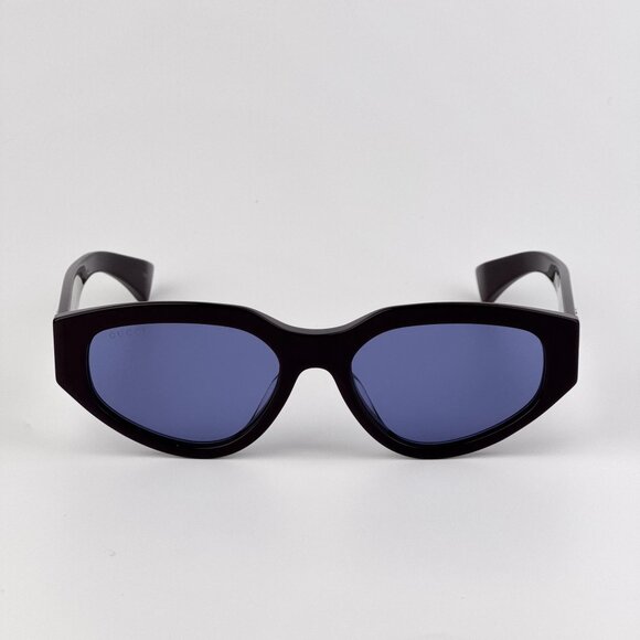 Gucci GG1845SA 004 Women’s Sunglasses – Violet Oval Cat-Eye Frame Violet Lenses main image 10